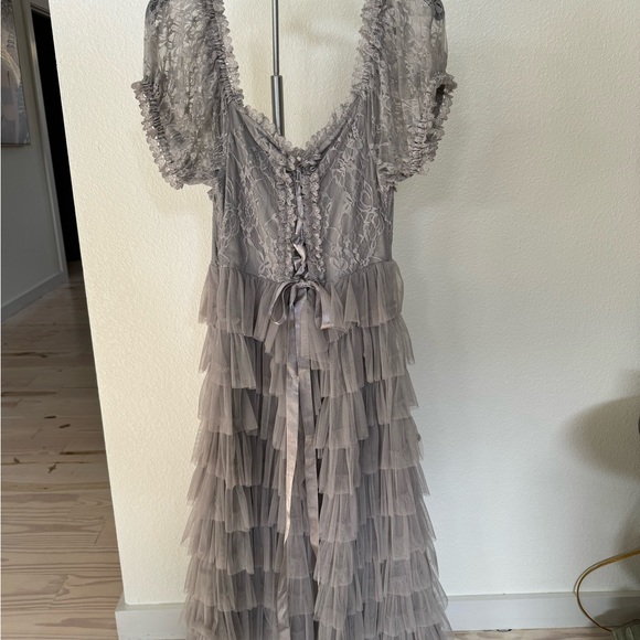 Amy Jane London Sofia Maxi Dress in Grey - Picture 9 of 9